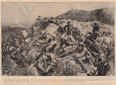 New Zealanders to the Rescue, saving a Picket of the Yorkshire Regiment near Slingersfontein by William Small